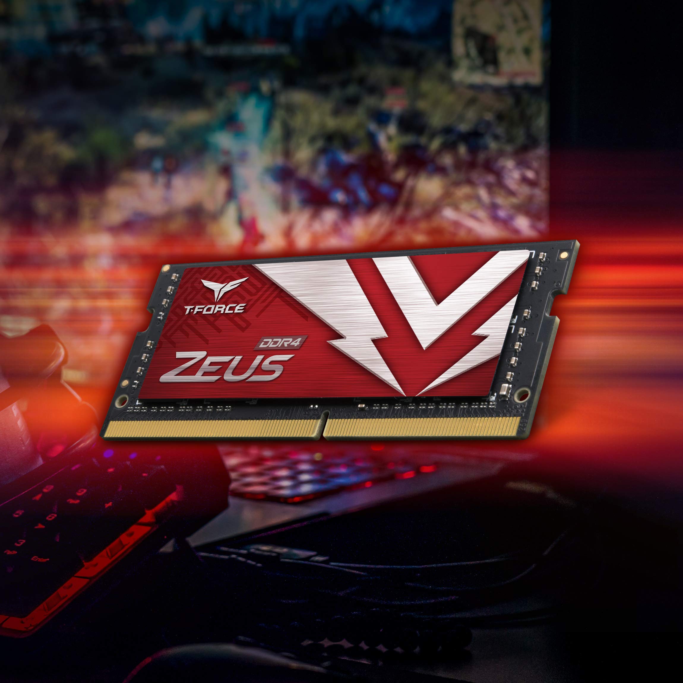 TEAMGROUP T-Force Zeus DDR4 SODIMM 32GB (1x32GB) 3200MHz (PC4-25600) 260 Pin CL22 Laptop Memory Module Ram TTZD432G3200HC22-S01 - Image 4